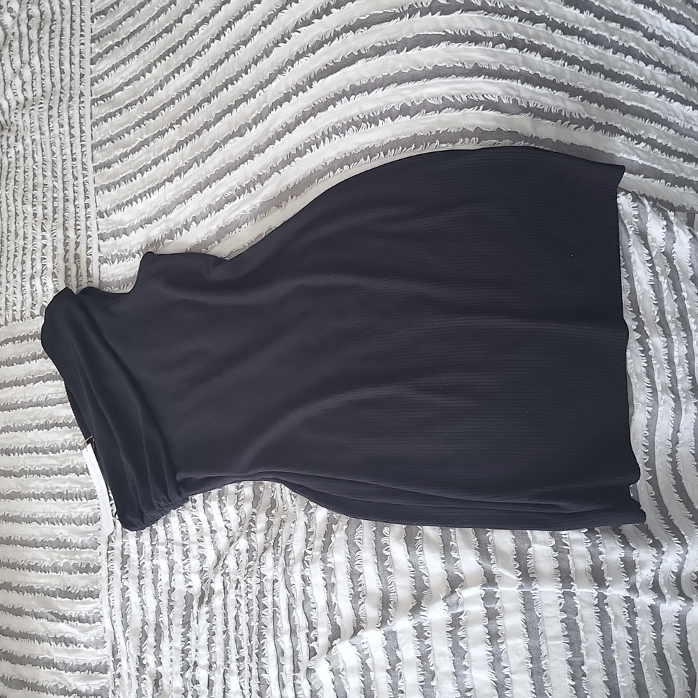 🔥  Revolve LBD House of Harlow 1960 One Shoulder Ribbed Knit Stretch Dress …